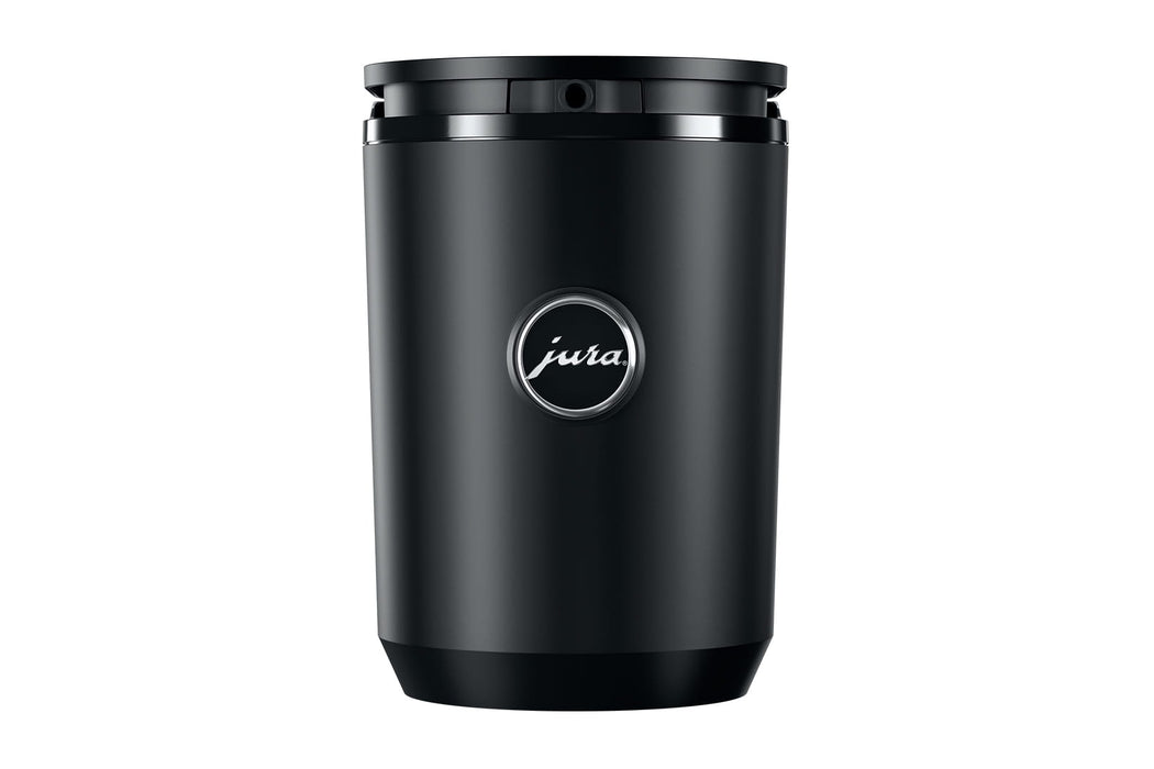 JURA Cool Control 0.6L zwart zijaanzicht met digitaal display