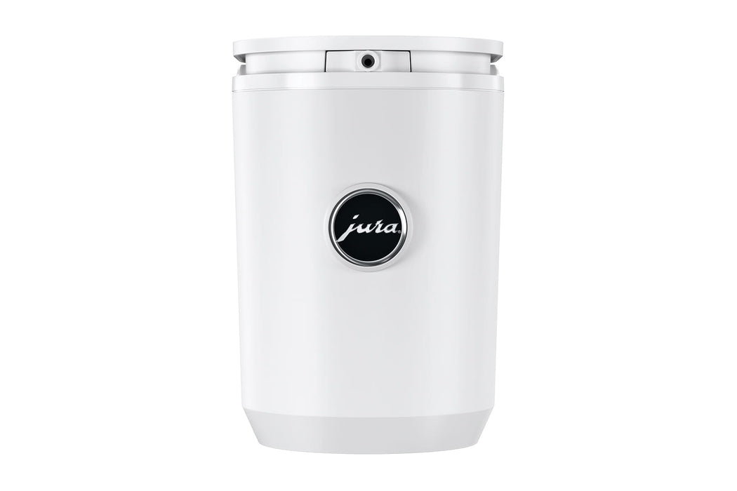 JURA Cool Control 0.6L wit zijaanzicht met digitaal display