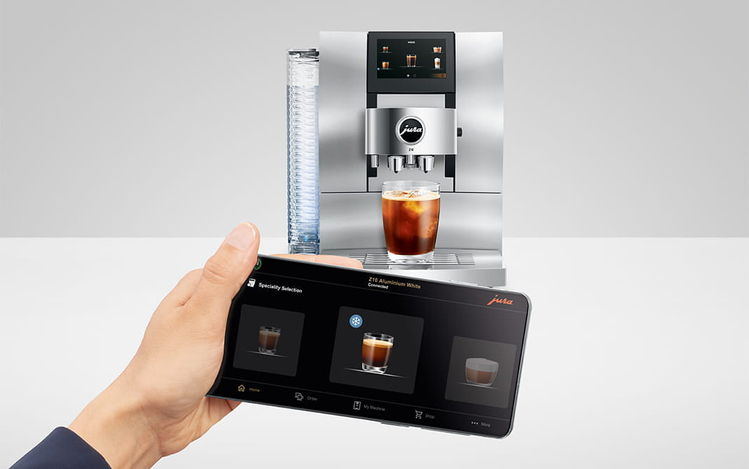 JURA Wi-Fi Connect V2 J.O.E. app bediening smartphone