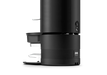 PuqPress M3 automatische koffiestamper in zwart, compatibel met Mahlkönig E65S, met een strak en ruimtebesparend ontwerp