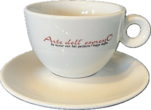 Arte dell' espressO Cappuccinokopje met Schotel - Black Friday Deal 2025
