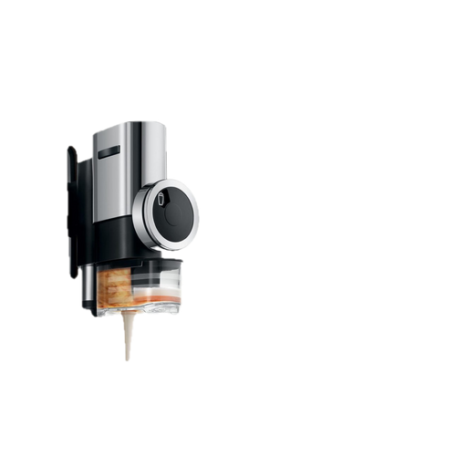 JURA Siroopopzetstuk zilver zwart met transparante container, wandmontage espressomachine accessoire | Arte dell' espressO
