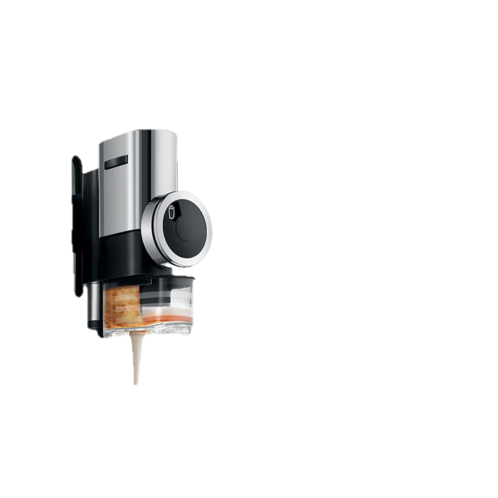 JURA Siroopopzetstuk zilver zwart met transparante container, wandmontage espressomachine accessoire | Arte dell' espressO
