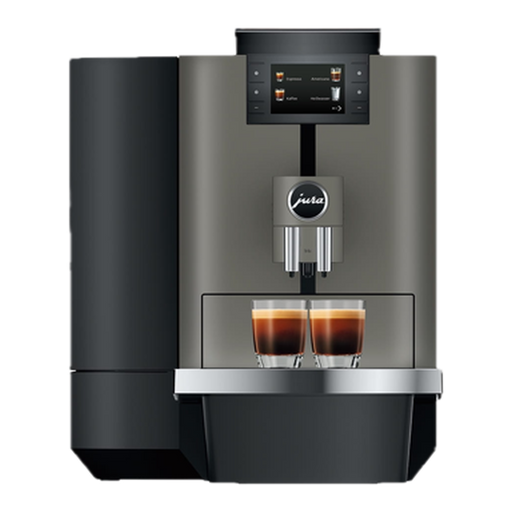 JURA X4c Dark Inox - Professionele koffiemachine vooraanzicht