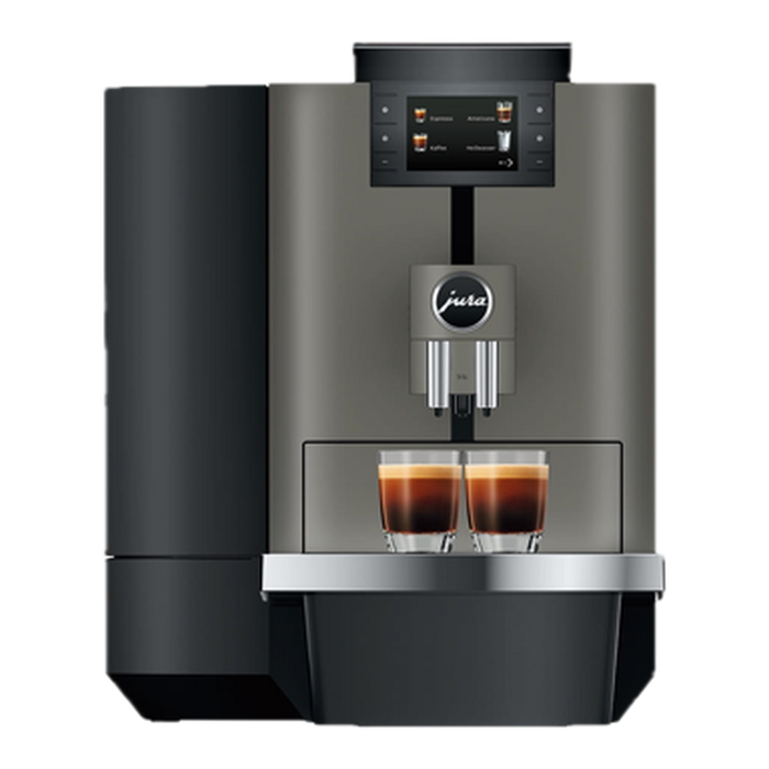 JURA X4c Dark Inox - Professionele koffiemachine vooraanzicht