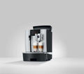 JURA GIGA X3(c) Aluminium (EA) koffiemachine zakelijk vooraanzicht met twee koffie 7610917153978 Arte dell' espressO