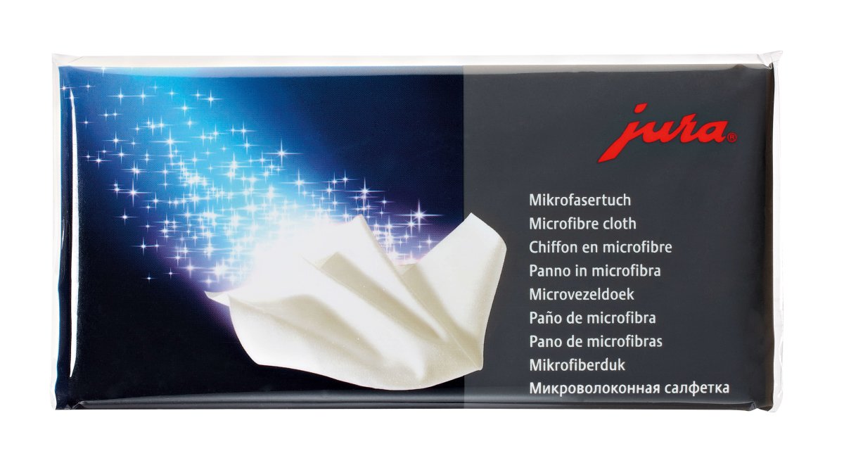 JURA Microvezeldoek voor accessoires en koffiemachines per stuk verpakt Arte dell' espressO 7610917694570