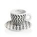 Mona Hatoum - 6 cappuccino kop - en - schotelsilly servies