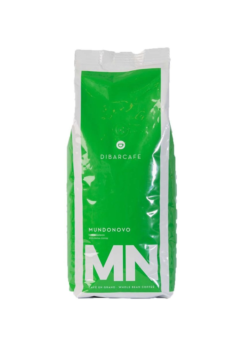 Mundo Novo 1000 gram biologische arabica koffiebonen in groene zak Arte dell' espressO 8437000143062