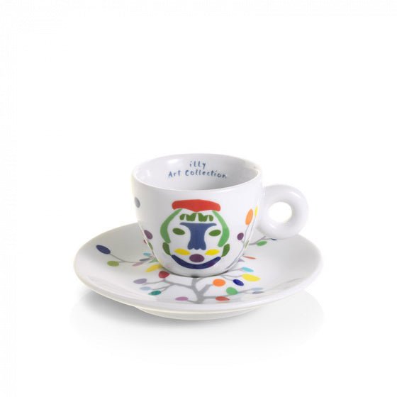 Pascale Marthine Tayou - 6 espresso kop - en - schotelsilly servies