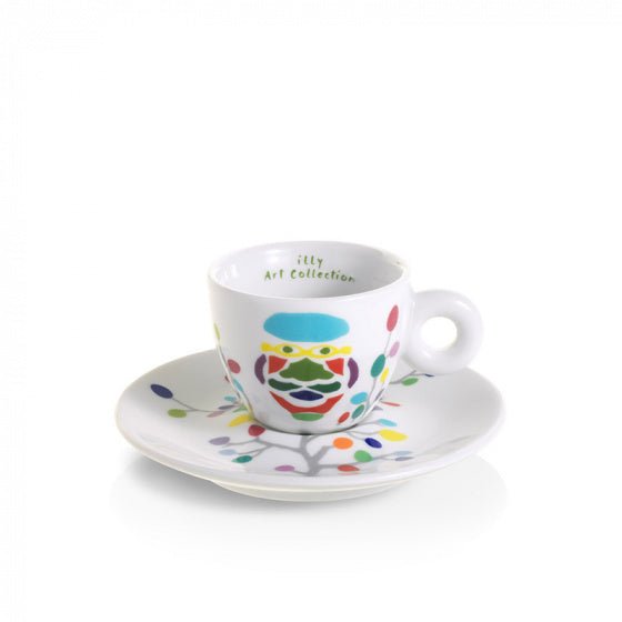 Pascale Marthine Tayou - 6 espresso kop - en - schotelsilly servies