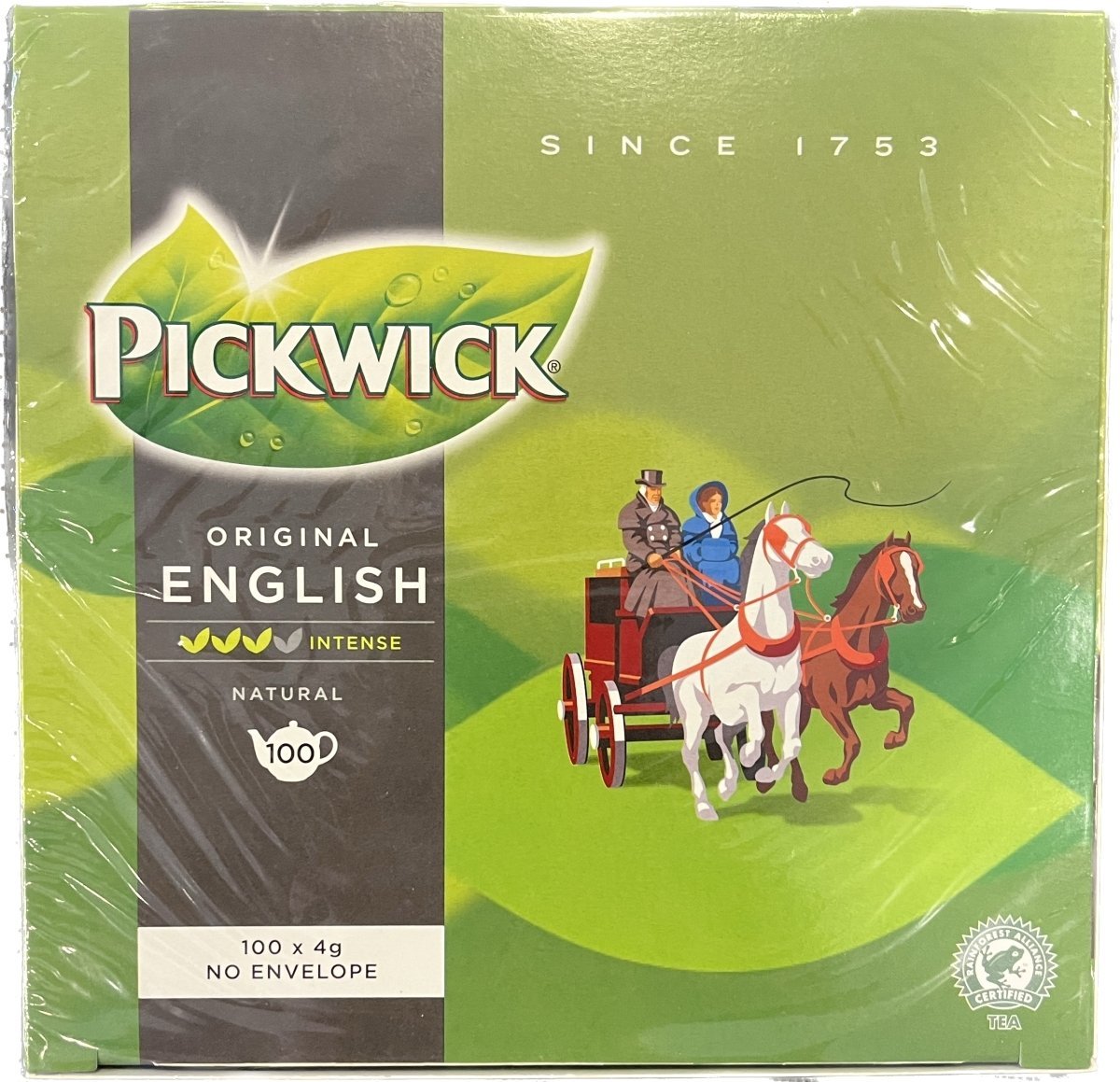 Pickwick English Original Arte dell’ espressO 2 gram theezakjes topping